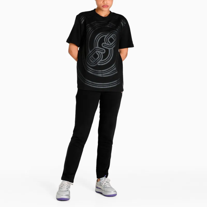 Pronounce X PUMA T Shirts Women's Black-2