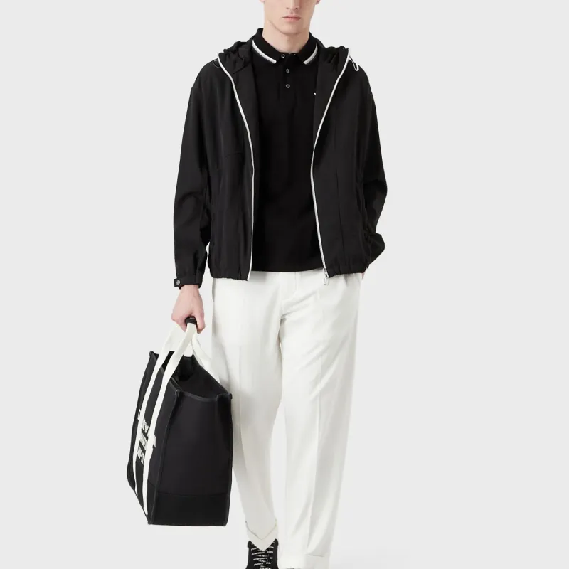 EMPORIO ARMANI Polo Shirts Men Black-1