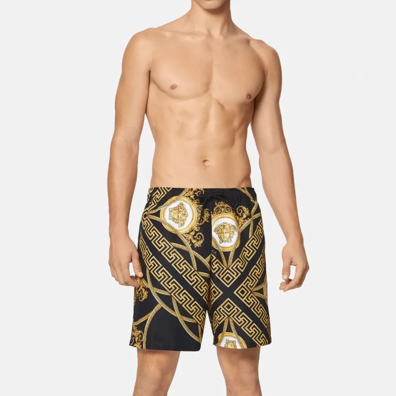 VERSACE Swimming Shorts Men Gold-1