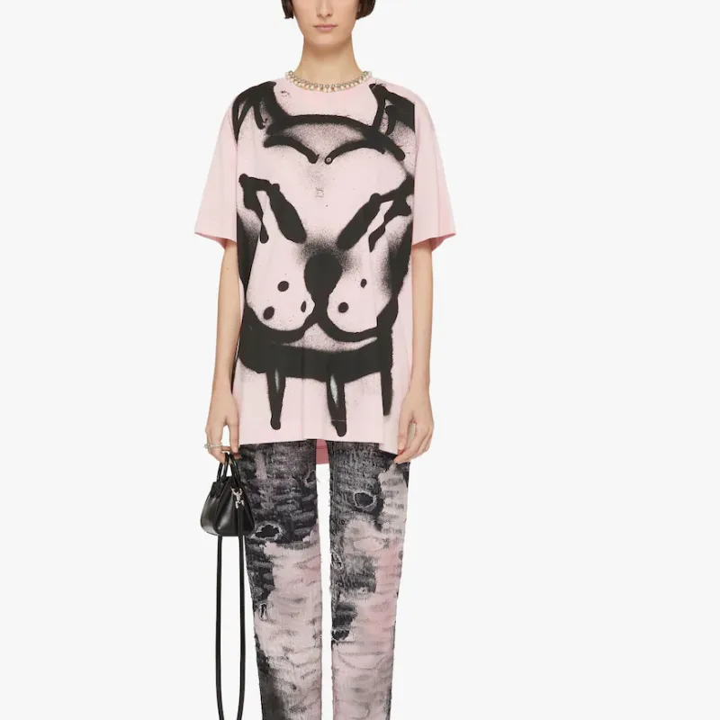 Givenchy T Shirts Women's Pink-2