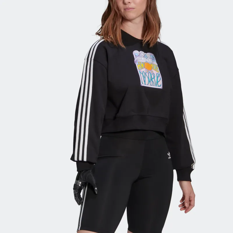 Adidas Originals Sweatshirt Women's Black-1