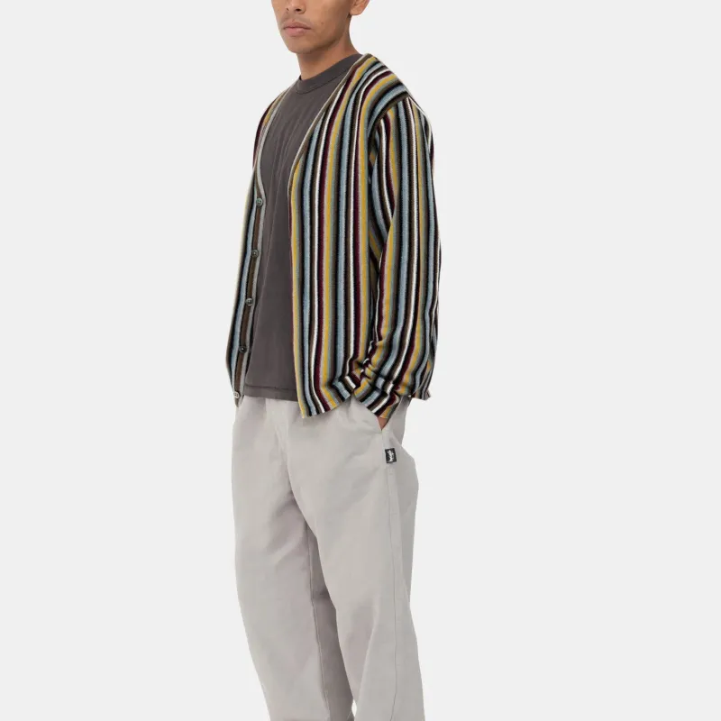 Stussy Stripe Pattern Cardigan-5