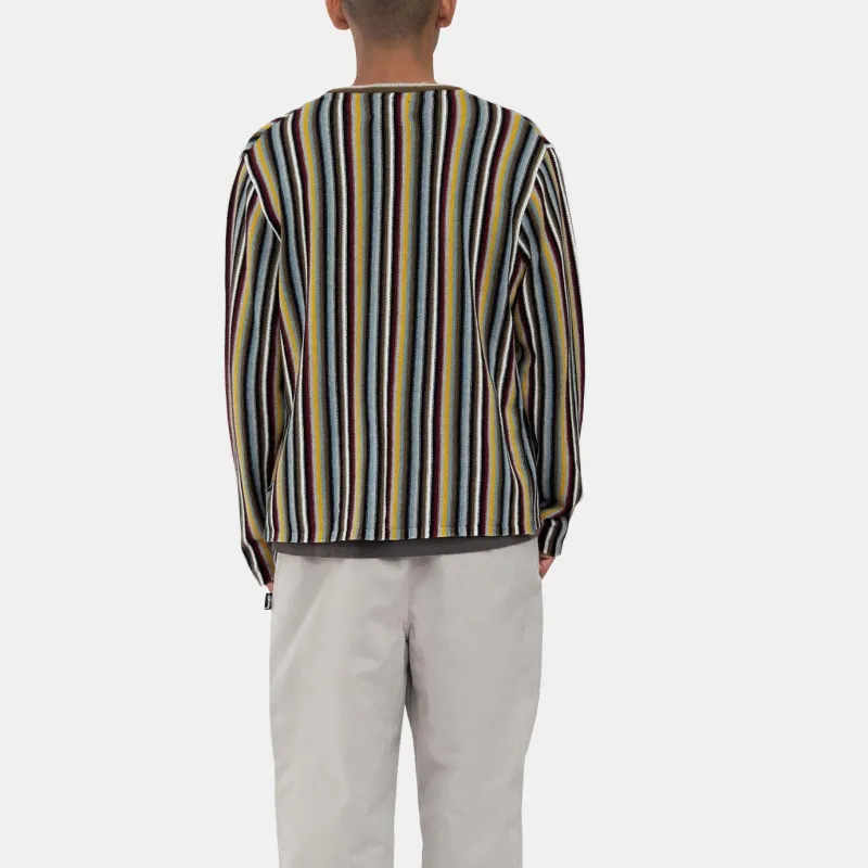 Stussy Stripe Pattern Cardigan-4