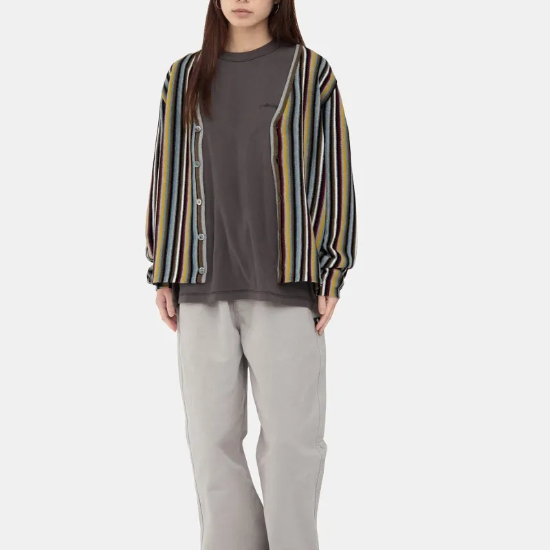 Stussy Stripe Pattern Cardigan-3