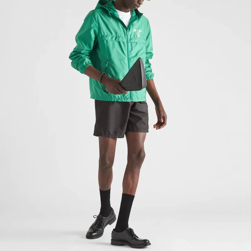 PRADA Hooded Re Nylon Windbreaker Jacket-1
