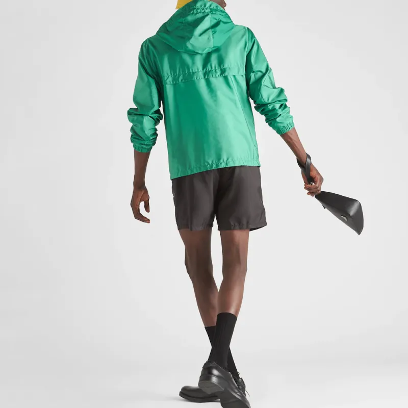 PRADA Hooded Re Nylon Windbreaker Jacket-2