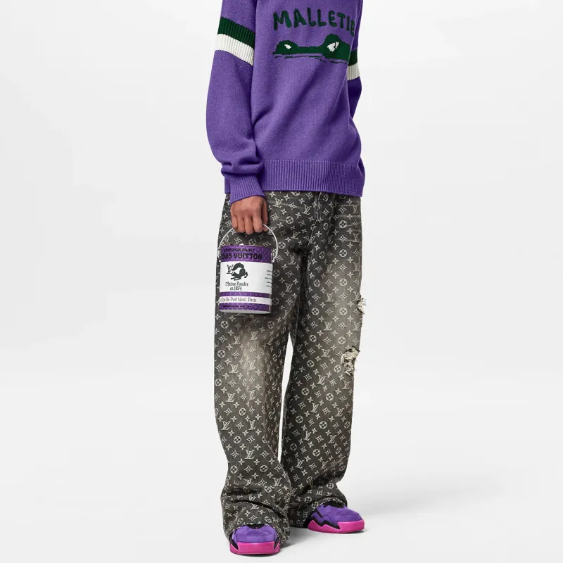 LOUIS VUITTON Lv Paint Can Purple-5