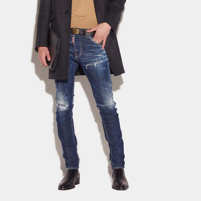 DSQUARED2 Distressed finish Denim Jeans-2