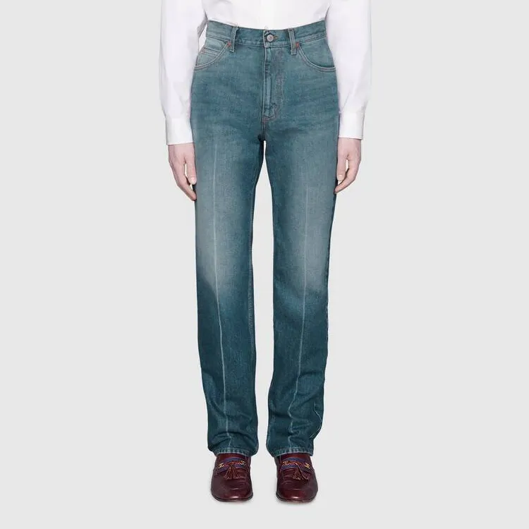 GUCCI Washed Regular Fit Jeans-3