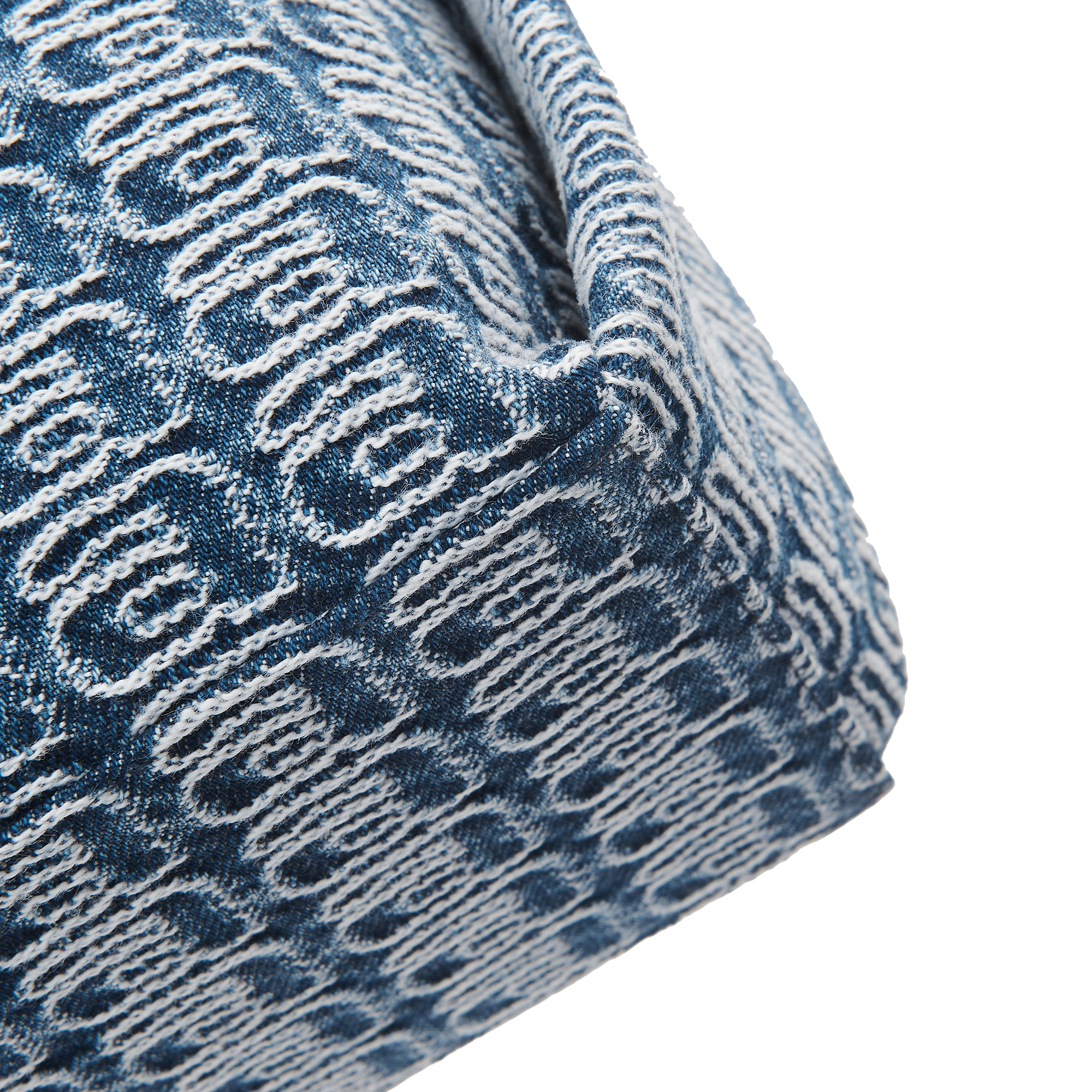 Alexander wang Scrunchie Jacquard Denim Handbag Small