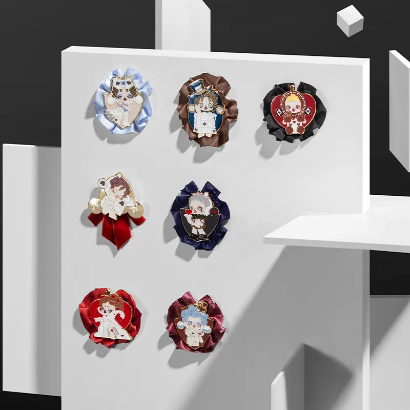 POP MART SKULLPANDA Daily Wonderland Collection Badge Blind Box Products Single Mystery Box/Full Box 12 Pcs-3