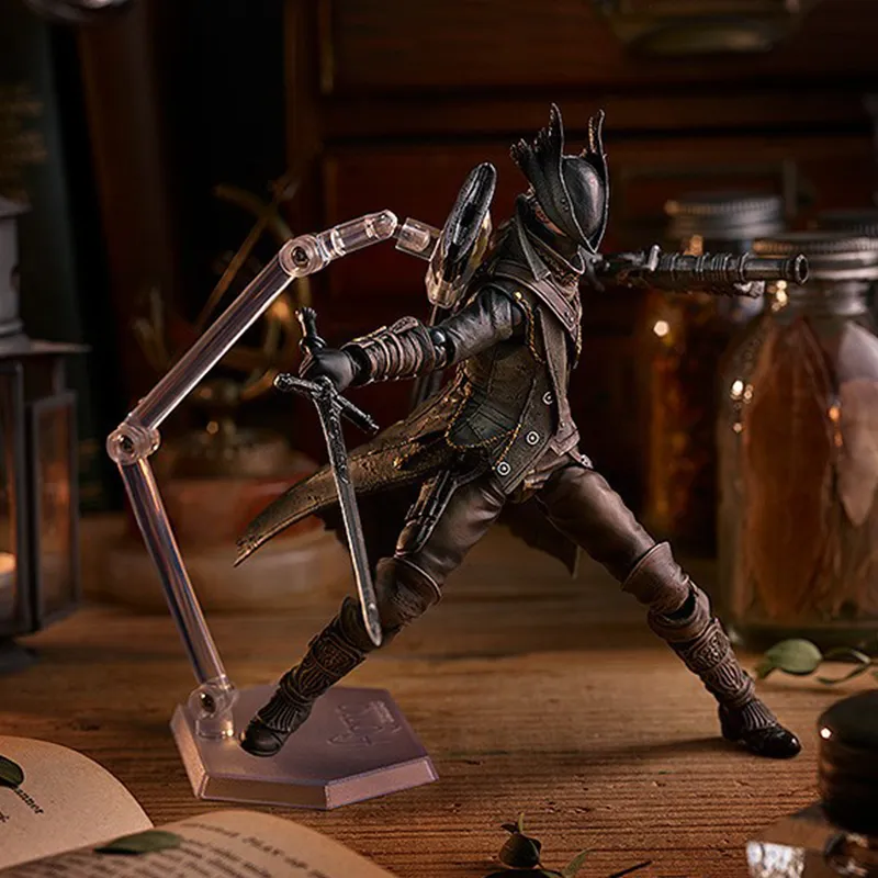 MAX Factory Figma#367 Dx Bloodborne Ancient Hunter Action Figures 15cm-1