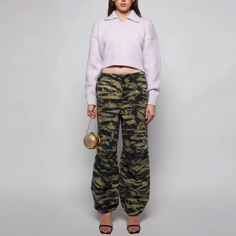 Alexander Wang Knitted Sweatpants Unisex Army Green Gift Box Set-2