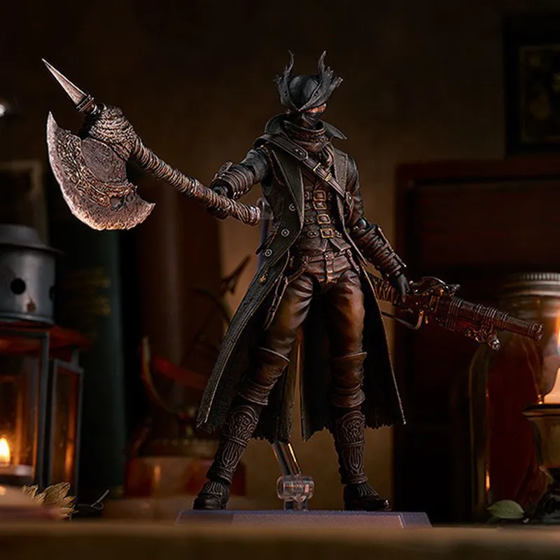 MAX Factory Figma#367 Dx Bloodborne Ancient Hunter Action Figures 15cm-2