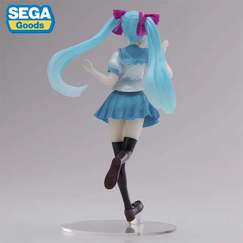 SEGA Hatsune Miku Luminasta VOCALOID 16th Anniversary KEI Ver. Blue Scale Figures 18cm-4