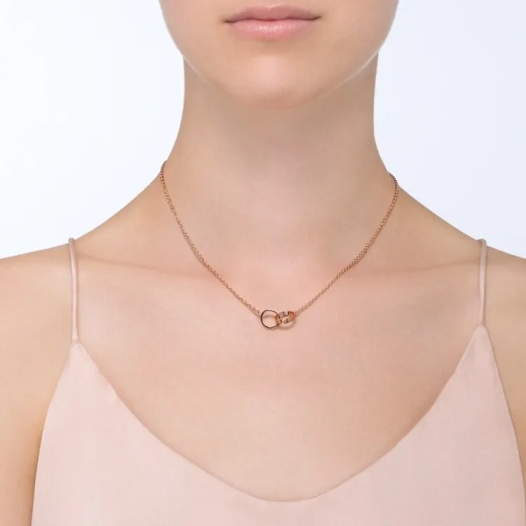 CARTIER 18K Rose Gold Necklaces Women's Rose Gold-1