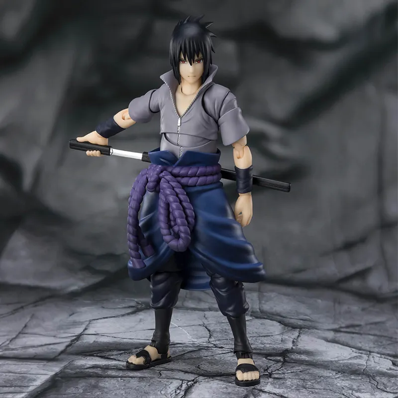 BANDAI Spirits Naruto S.H. Figuarts Sasuke Uchiha  He Who Bears All Hatred Action Figure-1