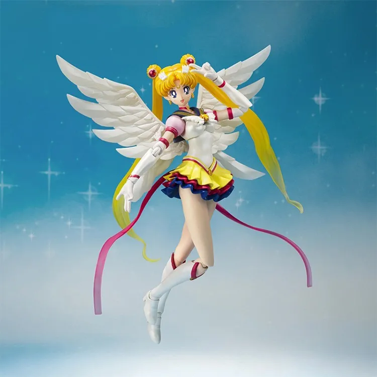 BANDAI Spirits Sailor Moon S.H. Figuarts Eternal Sailor Moon Pretty Guardian Figure-4