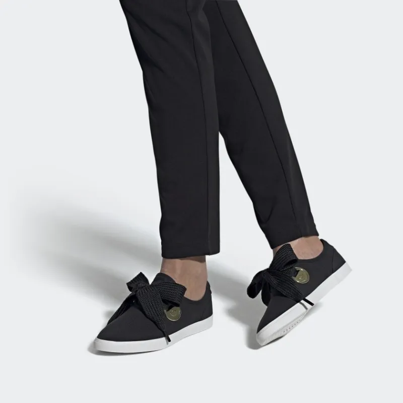 Adidas Women's Sleek Low 'Black Gold Metallic' Women's-6