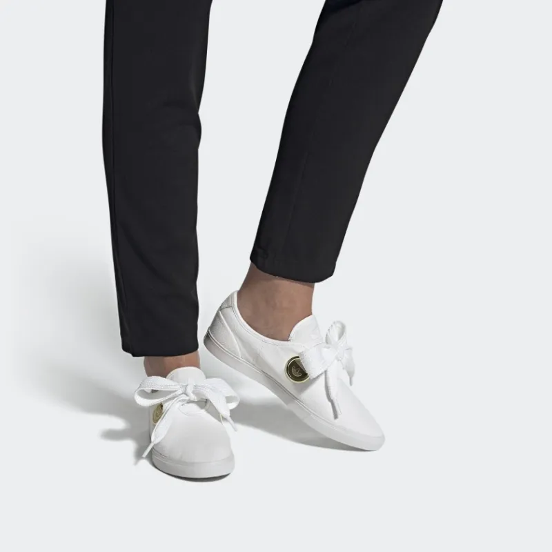 Adidas Women's Sleek Low 'White Gold Metallic' Women's-6