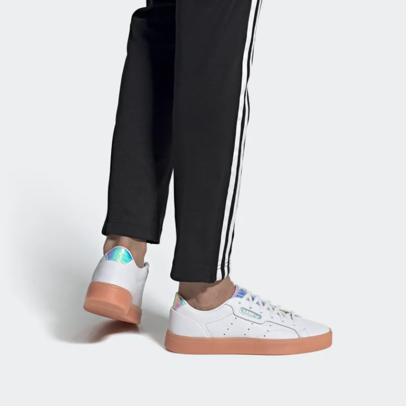 Adidas Women's Sleek 'White Coral Iridescent' Women's-6