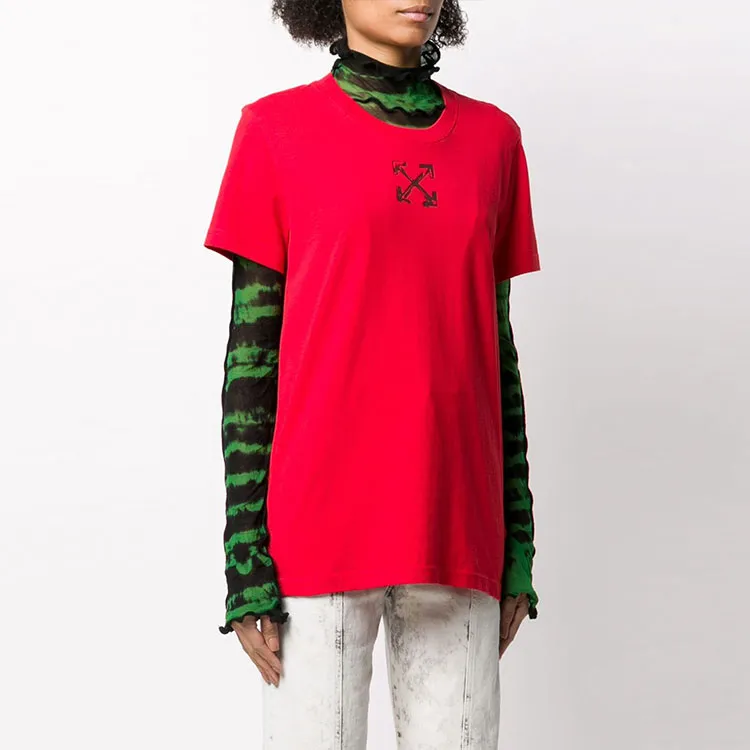 OFF WHITE Ss20 T Shirts Women's Red-1
