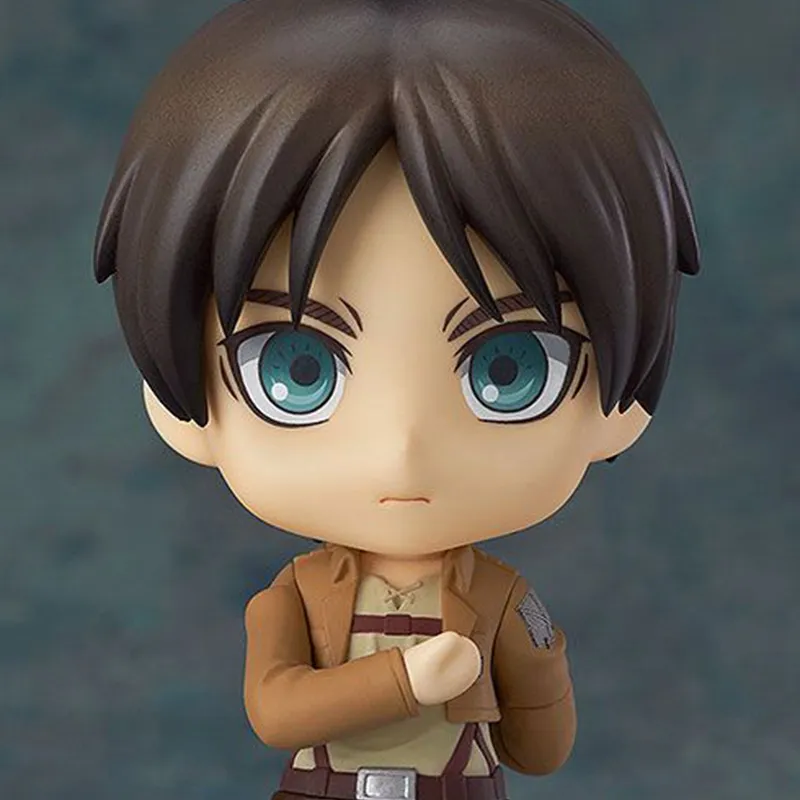 GSC Clay Figure No. 375 Attack On Titan Eren Yeager Reissued Version Chibi Figures 10cm-2