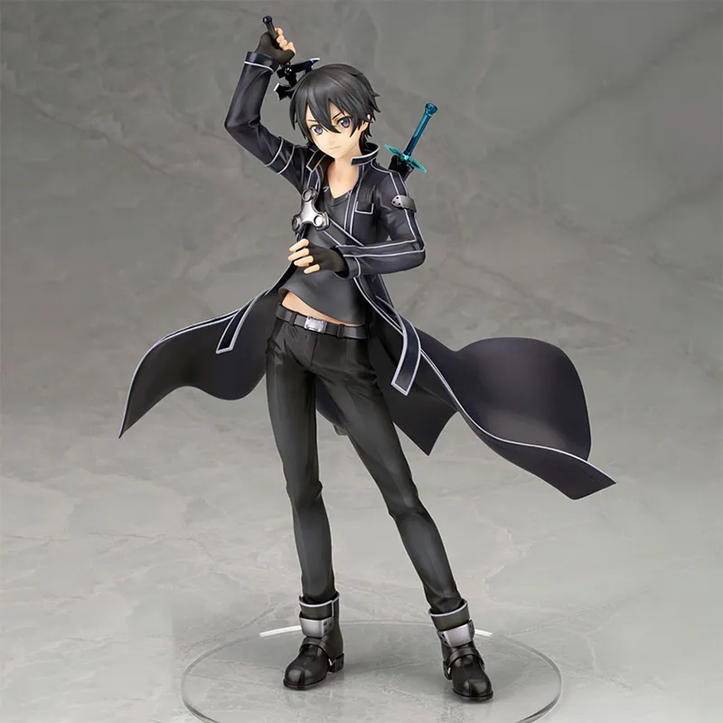 ALTER Pauline/Pauline Kurobe Sword Art Online Kirigaya Kazuto Kirito With Base 26cm Scale Figures-1