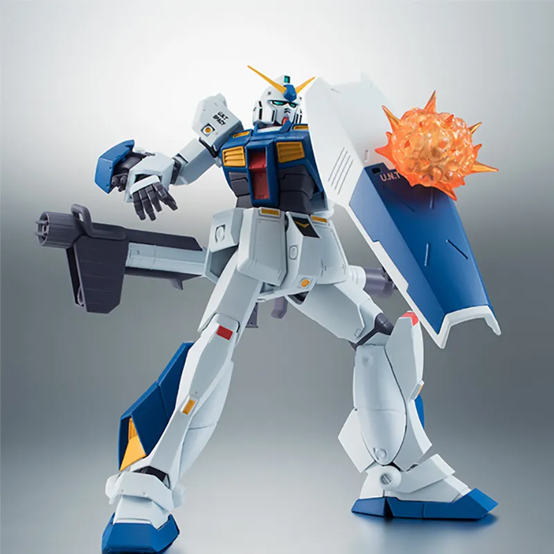 BANDAI ROBOT Soul ＜SIDE MS＞ Mobile Suit Gundam 00 80 Pocket War RX 78NT 1 Gundam NT 1 ANIME Assembled Models 12.5cm-1