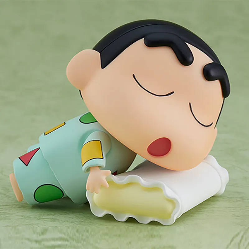 GSC Crayon Shin Chan, Shinnosuke Nohara Pajamas Ver. & Sunflower, With Base Chibi Figures 8cm-1
