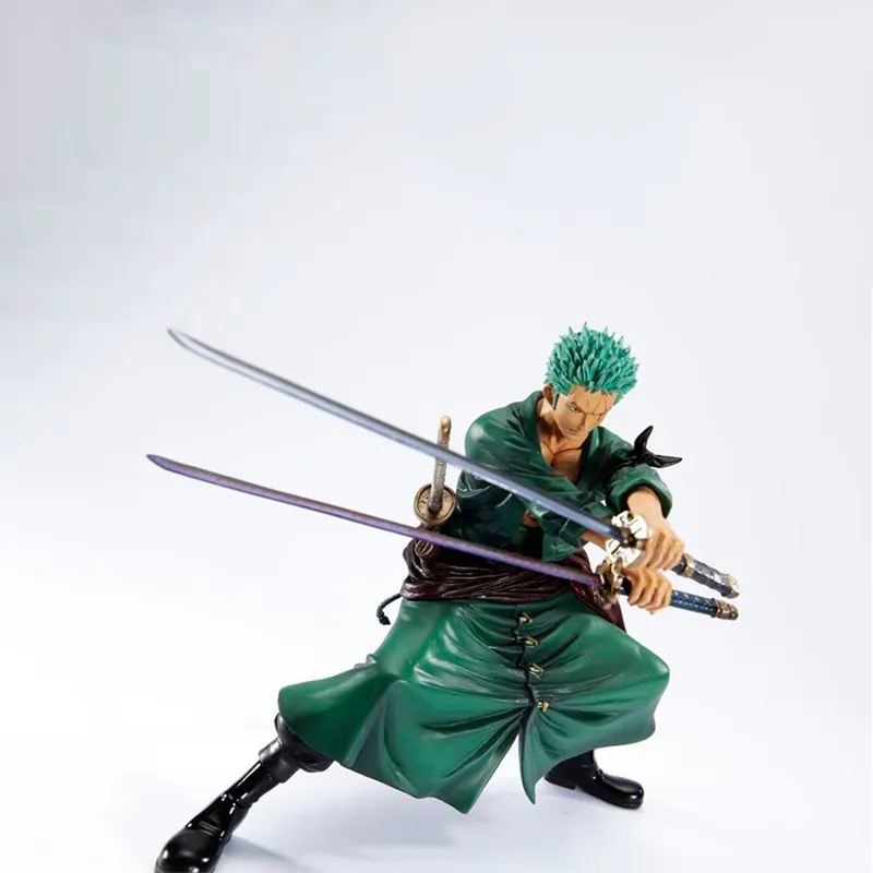 BANPRESTO Roronoa Zoro Glass Factory One Piece One Piece Roronoa Zoro Bonus Gift 13cm Scale Figures-2