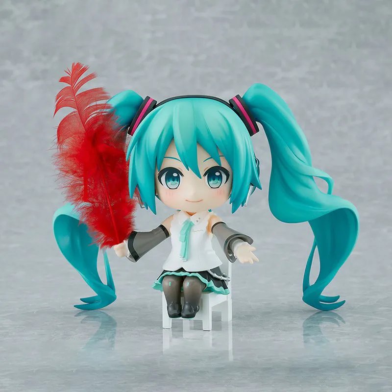 GSC Hatsune Miku Swacchao! NT Red Feather, Red Feather Joint Fundraising Sports Version Clay Figure 9cm Chibi Figures-3