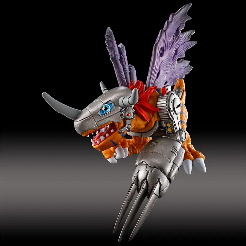 BANDAI Digimon Anime Characters Bandai Digimon Dynamation Metal Greymon Figure Scale Figures-2