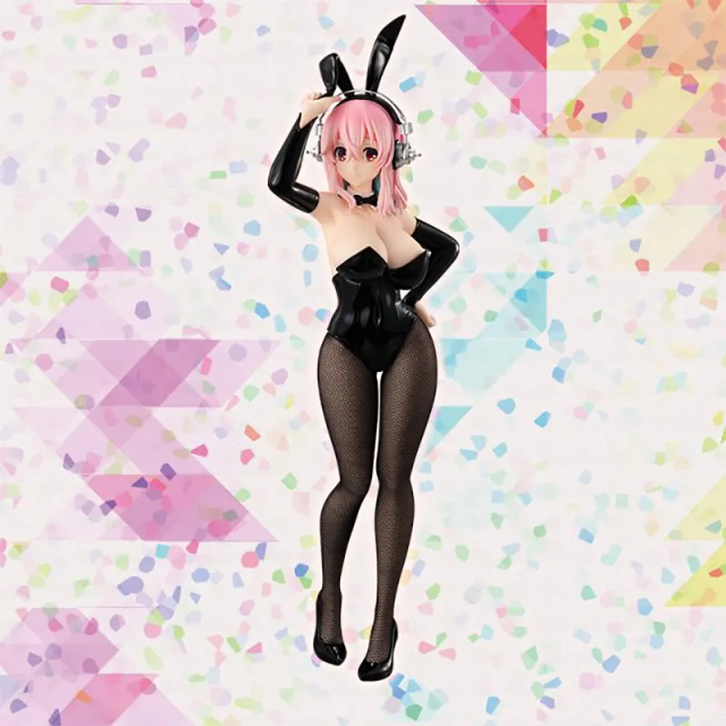 FURYU Super Sonico Bunny Girl 28cm Bonus Gifts-4