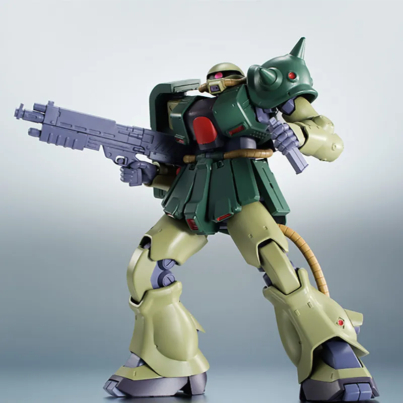 BANDAI ROBOT Soul MS-06FZ Zaku II Gundam 0080 ANIME Assembled Models 12.5cm-1