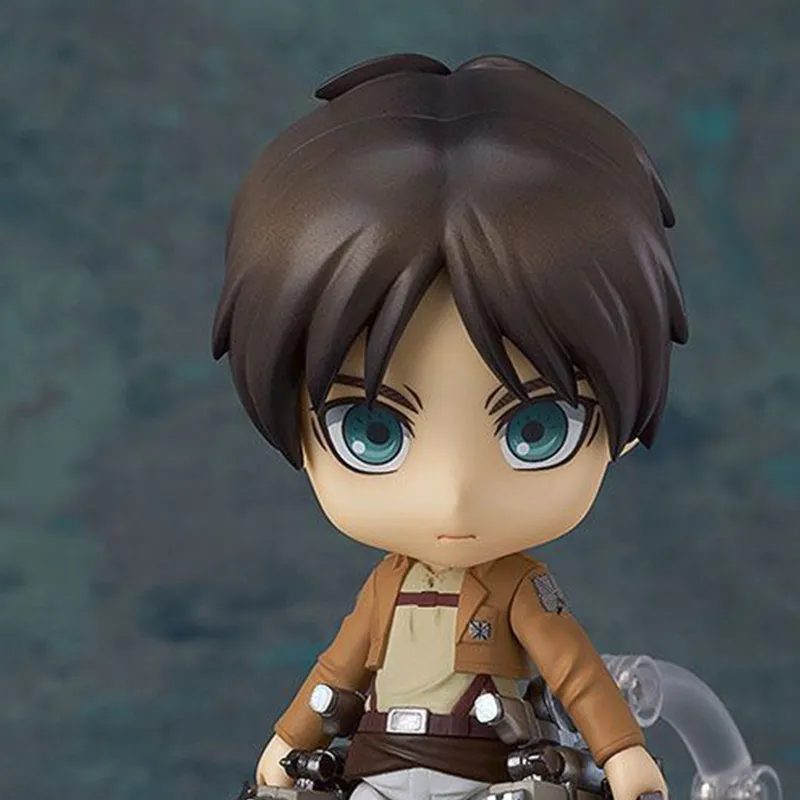 GSC Clay Figure No. 375 Attack On Titan Eren Yeager Reissued Version Chibi Figures 10cm-1
