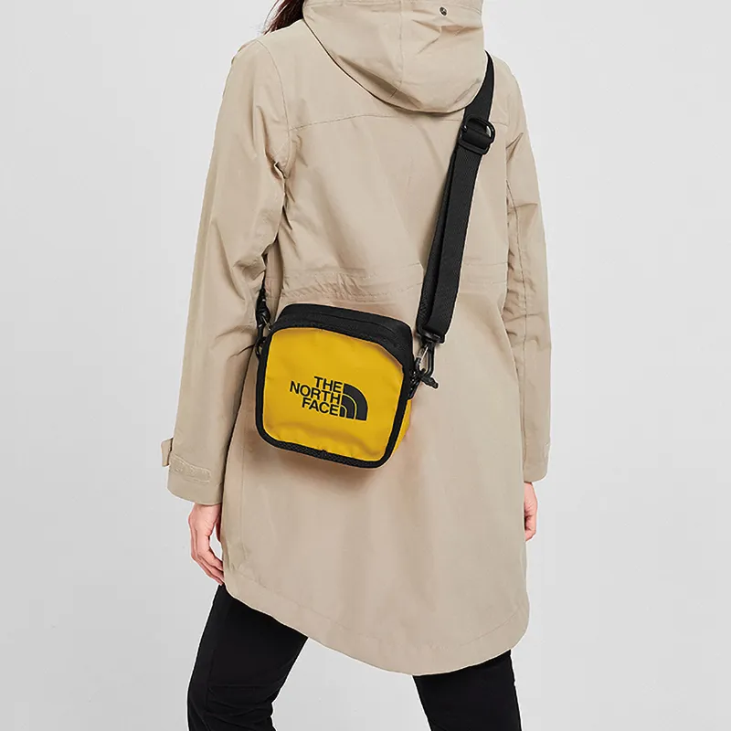 THE NORTH FACE Canvas Canvas Bag Shoulder Bag Crossbody Bag Regular Unisex Yellow-4