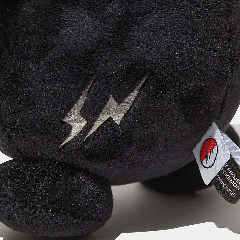 Fragment Design X Pokemon Snorlax Thunderbolt Project X Sequence Miyashita Park Plush Doll Black L-4