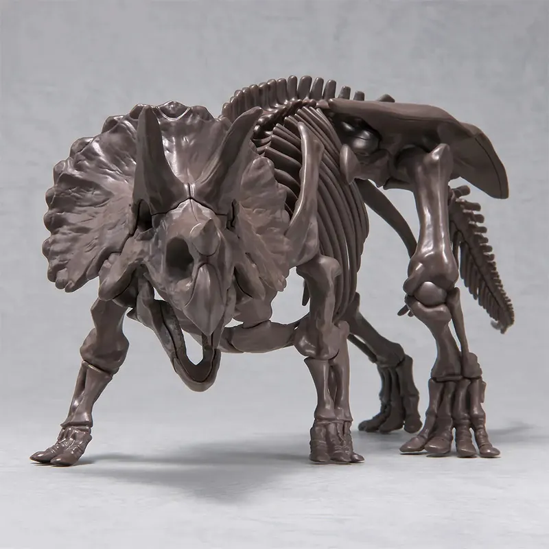 BANDAI 1 32 Imaginary Skeleton Triceratops Fossil Model Kits-4