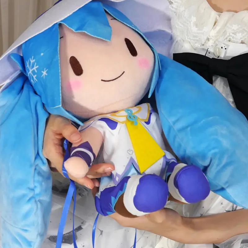 SEGA Hatsune Miku Snow Miku SNOW MIKU 2014 Dolls Plush Doll 27cm Height-3