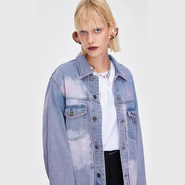Boy London Denim Jacket Unisex Purple-2