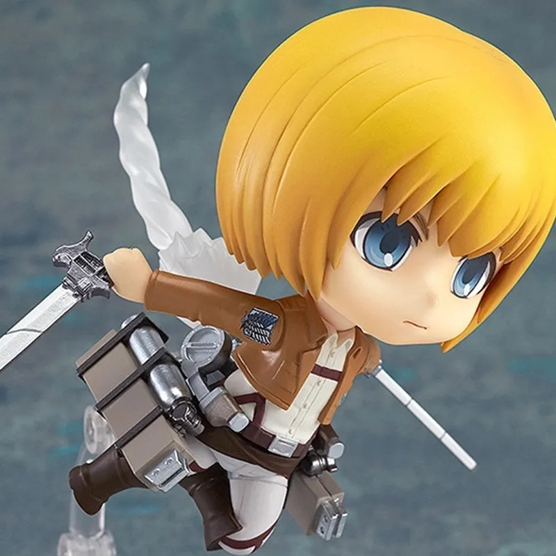 GSC Nendoroid No.1382 Attack On Titan Armin Arlert Survey Corps Chibi Figures 10cm-5