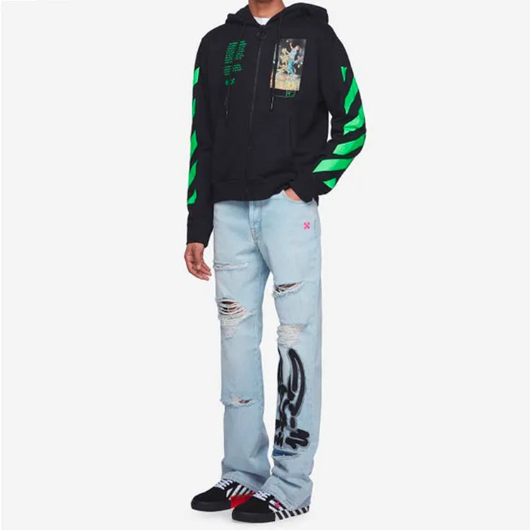 OFF WHITE Golden Ratio Graphic Zip Up Hoodie-2