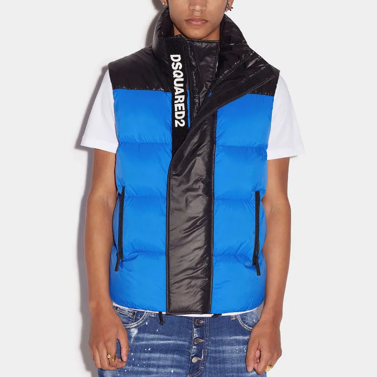DSQUARED 2 Logo print Duck feather Gilet-2