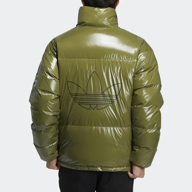 Adidas Originals Clover Series Down Jacket Winter Men's Green-2