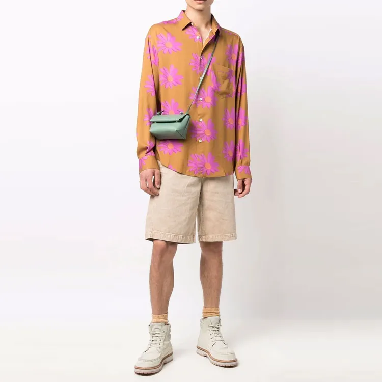 Jacquemus Shirts Men Brown-3