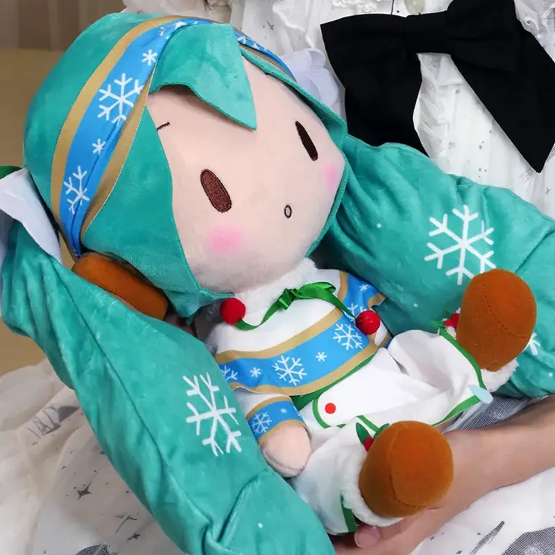 SEGA Hatsune Miku Snow Miku SNOW MIKU 2015 Dolls Plush Doll 30cm High-2