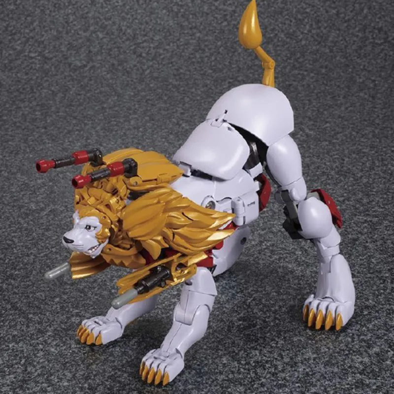 TAKARA TOMY Transformers Master Level BW Super Warrior Beast Wars MP48 White Lion Optimus Prime Assembled Models 18cm-8