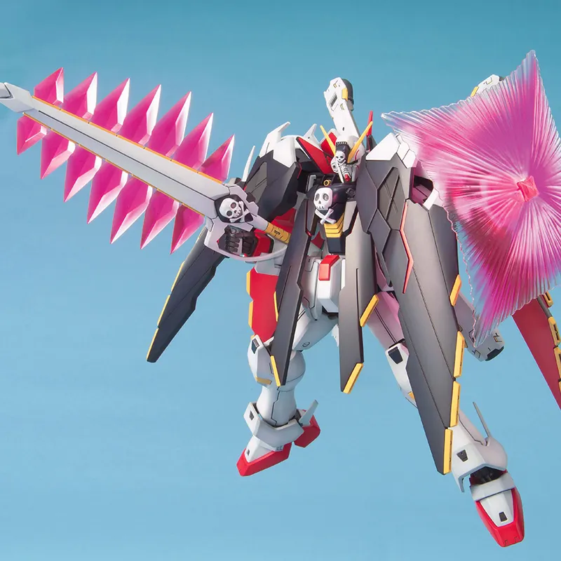 BANDAI MG 1 100 Crossbone Gundam Full Equipment Fullcloth Model Kits 18cm-2