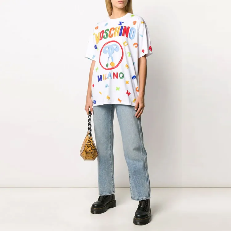 MOSCHINO T Shirts Women's White-4